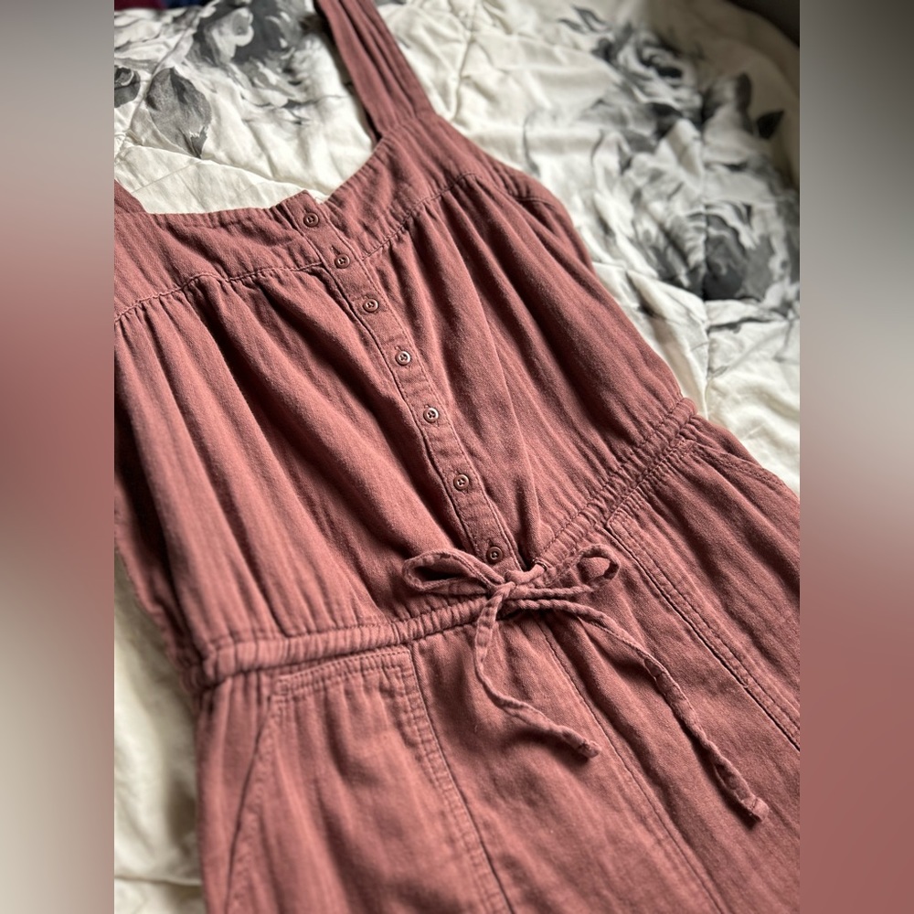 Old Navy Tie-Waist Twill Sleeveless Jumpsuit for Women